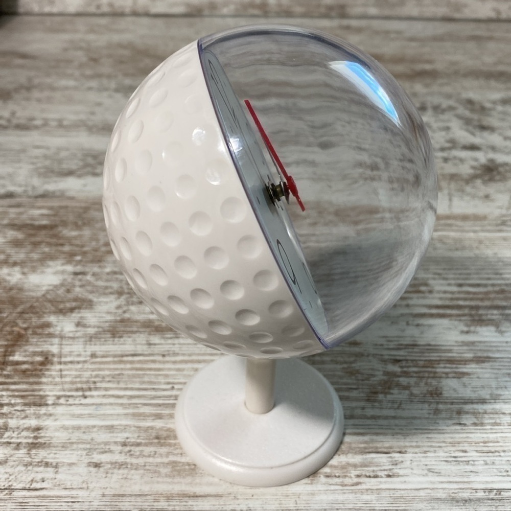 Quartz Golf Ball Tee Time Standing Clock - Picture 2 of 5